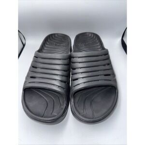 Hoka One One Ora Recovery Slides Mens Size 11 Black Sandal Unisex